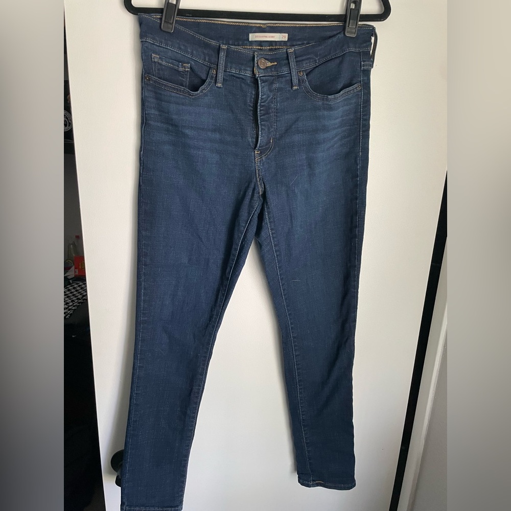 Levi’s 311 Shaping Skinny Dark Denim Jean